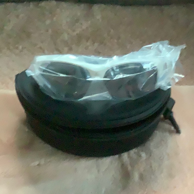 White White White Unisex Sunglasses Never Worn